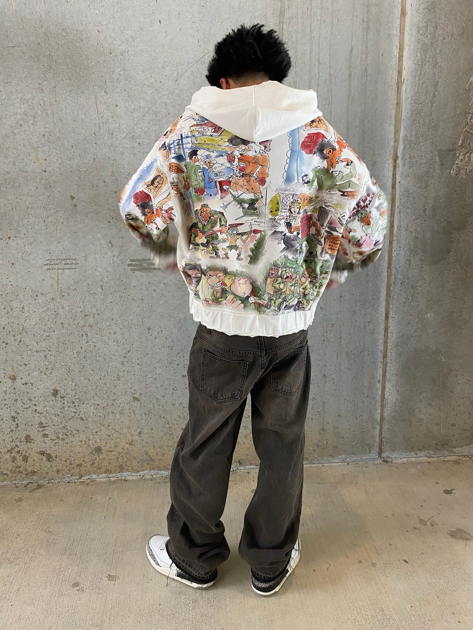 "WAR READY" siege.usa zip up